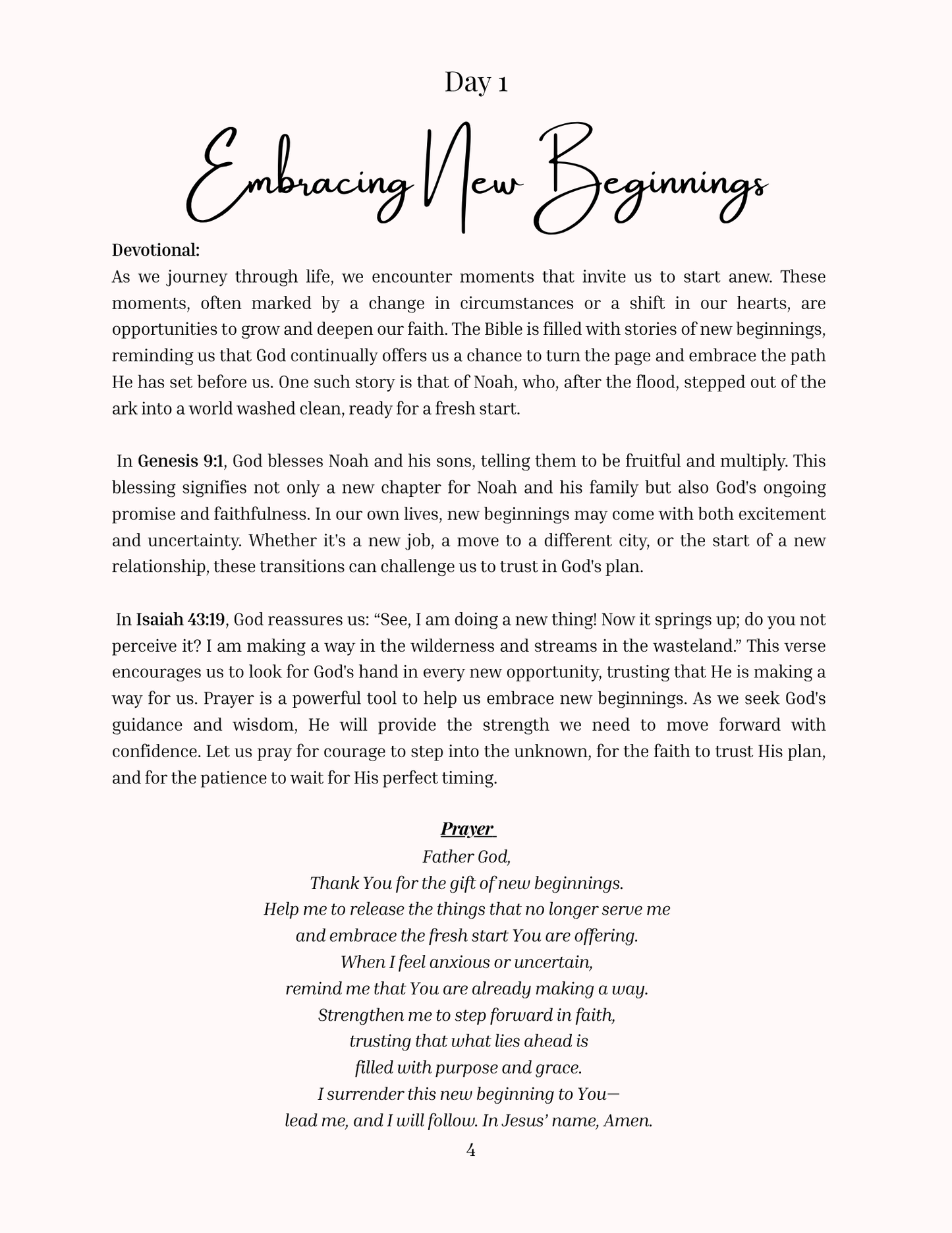 She Dies Daily: 30-Day Devotional Journal for the Woman Becoming (Digital eBook - PDF Download)